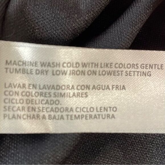 A Love Story Black Floral Roseann Mock Neck Puff Sleeve - Picture 9 of 16